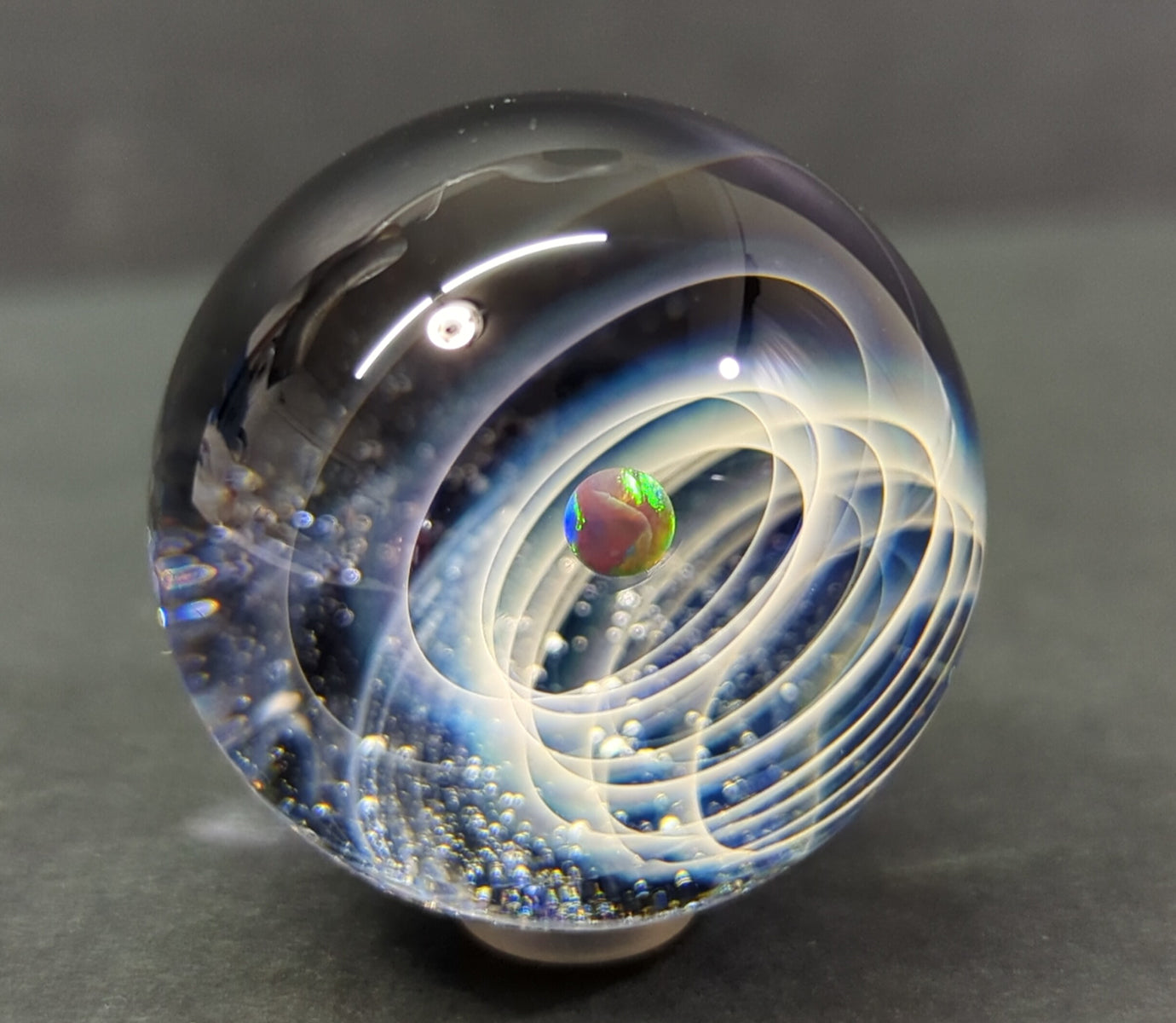 宇宙のガラス玉「ほしぞら」 遺骨ガラスのガラス玉