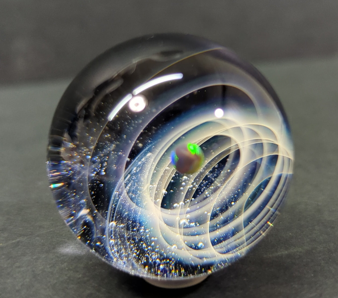 宇宙のガラス玉「ほしぞら」 遺骨ガラスのガラス玉