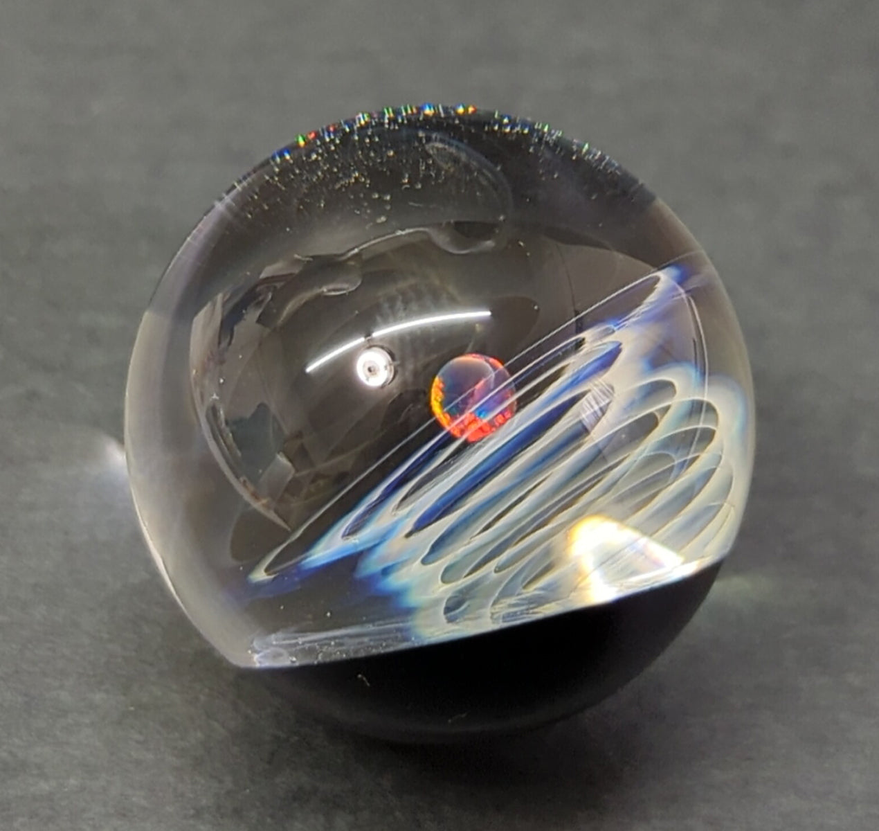 宇宙のガラス玉「ほしぞら」 遺骨ガラスのガラス玉