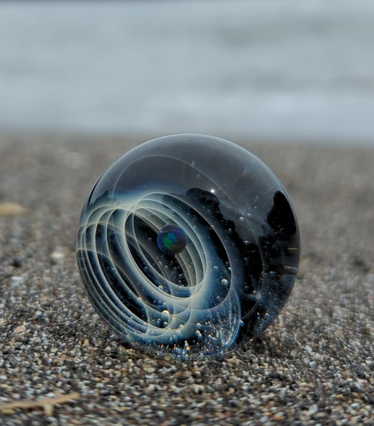 宇宙のガラス玉「ほしぞら」 遺骨ガラスのガラス玉