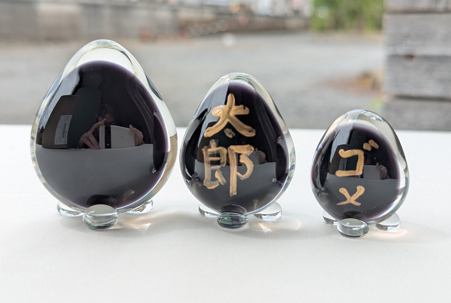 「あかり」ガラスの位牌 ペット用